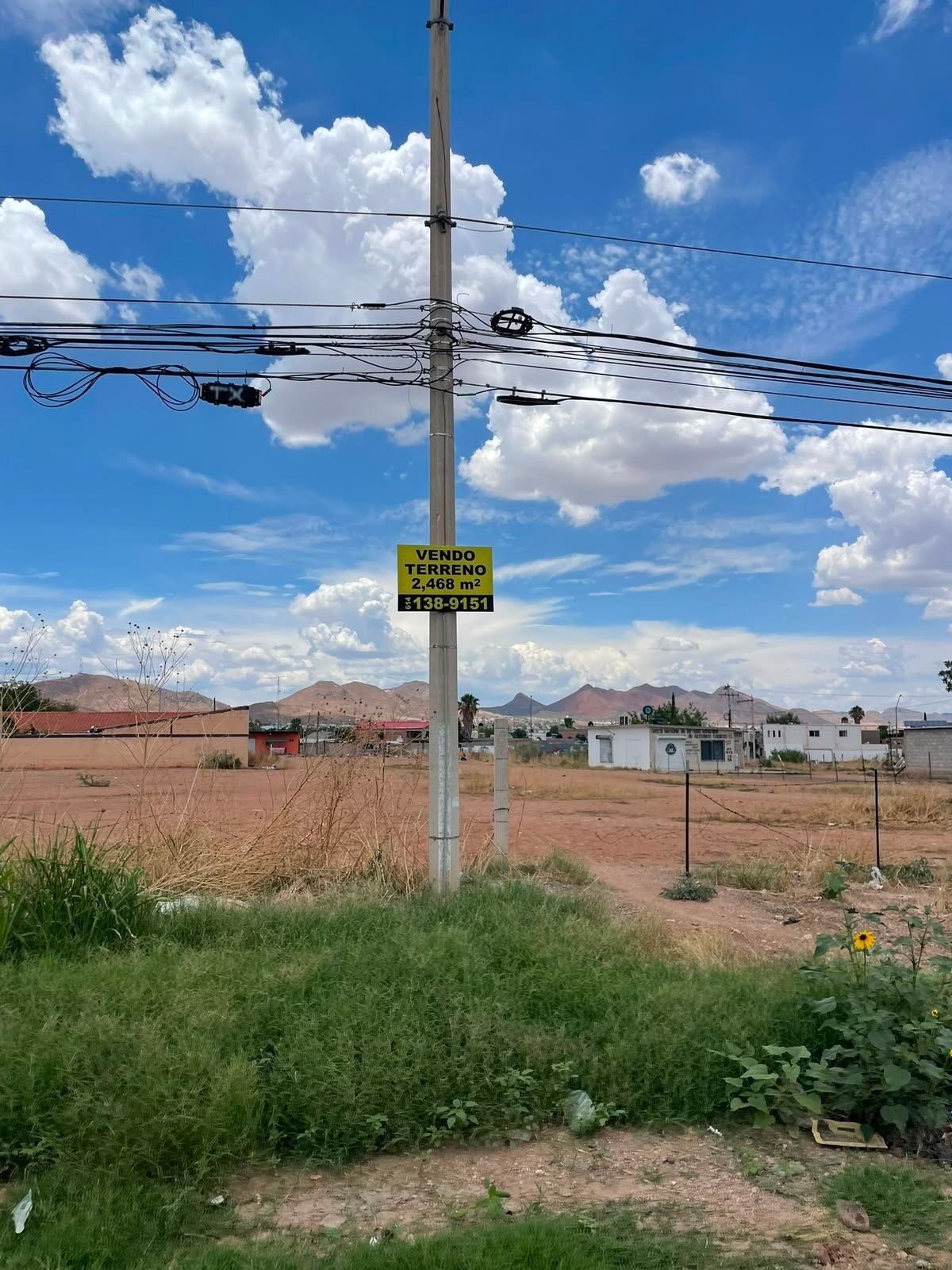 Terreno en venta con vista a la ciudad